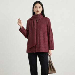 Cappotto in Cotone da <span class=keywords><strong>Donna</strong></span> di Alta Qualità, Stile <span class=keywords><strong>Chic</strong></span> e alla Moda, con Fodera in Poliestere, <span class=keywords><strong>Abbigliamento</strong></span> Casual da Esterno - Product Image 6