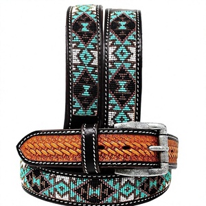 Hebilla Cuadrada de Cuero con Diseño Floral, Hecha a Mano, Ecológica, Impermeable, de Acero, Multifuncional, Estilo Casual Vintage para Hombre, Perfecta - Product Image 5