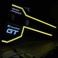 Kit de modernisation des feux de jour à LED Mitsubishi Xpander avec lentille et support de montage, anneau WRGB, commutation de feux de jour WRGB, vente en gros