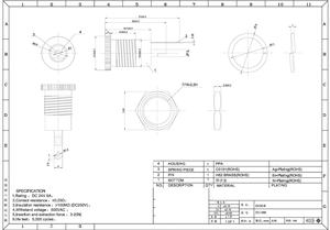Enchufe DC099 ecológico, resistente al agua, con rosca, 5.5 * 2.1/2.5, enchufe hembra DC, 10A, alta corriente, enchufe de alimentación CC - Product Image 6