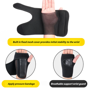 Aofit 钢板力量训练护掌护具关节扭伤扭伤固定护腕保护器 - Product Image 3