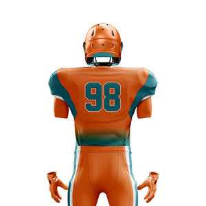 Best Fabric Wholesale American Football Uniform Hot Selling High Quality American Football Uniform High Performance Football Set - Product Image 6
