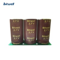 Modul Kapasitor Farad BITWELL 3-Seri Diameter 10mm 8.1V yang Dapat Disesuaikan, Modul Super Kapasitor 3.3F -40~+65 Suhu Operasi