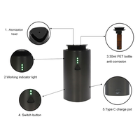 Diffuseur d'huiles essentielles intelligent portable sans eau 30 ml, commande tactile, machine à parfum écologique pour voiture et maison, garantie 1 an