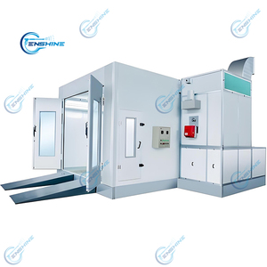 Système de cabine de peinture automobile avancé à chauffage diesel pour peinture à base d'eau, four automobile <span class=keywords><strong>avec</strong></span> ventilateurs centrifuges turbo - Product Image 5
