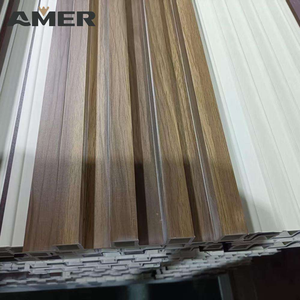 Pannello Murale WPC Personalizzato a Prezzo di Fabbrica Rongke OEM, Striscia Decorativa in Composito <span class=keywords><strong>Legno</strong></span>-Plastica per Rivestimenti - Product Image 2