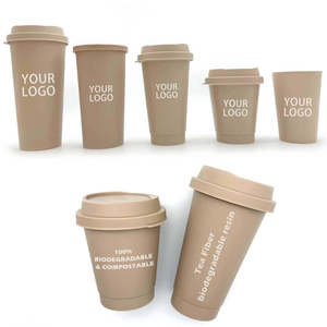 Tasse biodégradable de 12oz 16oz adaptée aux vendeurs de boissons mobiles - Product Image 1