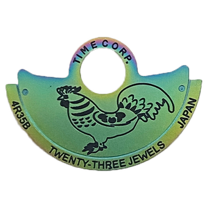 Piezas de movimiento de reloj NH35 Arco Iris 12 elementos de animales del horóscopo Lunar chino 4R35B rotor NH36 parche Rotor de letras de hoja de Metal - Product Image 6