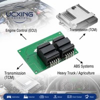 373116124AA WX-230 Adaptor Pria 16 Pin Sudut Kanan 90 Derajat Pitch 3.5mm 15A 12VDC Kontak Paduan Tembaga Persegi Panjang Otomotif