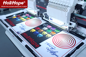 Machine à broder <span class=keywords><strong>double</strong></span> tête plate 3D pour casquettes et t-shirts, modèle RCS-2H, prix compétitif, machine à broder 2 têtes à vendre - Product Image 3