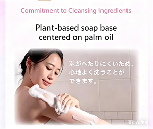 ครีมอาบน้ำบาสควิลิน ซูฟเฟิล ผลิตในญี่ปุ่น ขนาด 450 มล. มีฟองนุ่มเข้มข้น ช่วยบำรุงและเพิ่มความชุ่มชื้นให้ผิว เหมาะสำหรับทุกสภาพผิว - Product Image 3