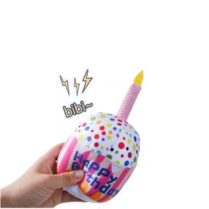 เชือกตุ๊กตายัดนุ่นสำหรับงานเลี้ยงวันเกิด<span class=keywords><strong>เค้ก</strong></span>วันเกิดของเล่นให้สุนัขกัดเล่นด้วยเทียน - Product Image 4