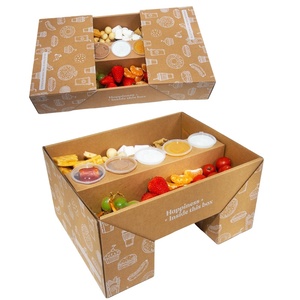 2025 nuova scatola all'ingrosso di carta colorata Pulida scatola per feste con cioccolato al pascolo scatola scatola per imballaggio per Catering - Product Image 6