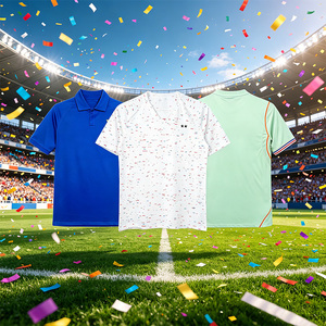 Maglia da Calcio da Uomo a 2 Stelle ad Asciugatura Rapida, Traspirante, per Allenamento, Francia Verrà Vincitrice - Product Image 1
