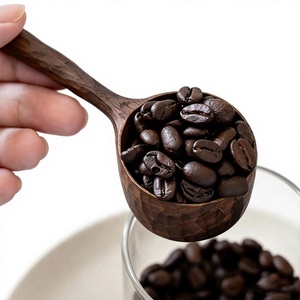 Cuillère doseuse à café classique en bois avec finition miroir, écologique, pour grains de café - Cadeaux promotionnels - Product Image 5