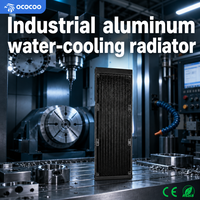 Radiateur de refroidissement liquide OCOCOO 360 mm 27 mm Slim Core G1/4 en aluminium à haute efficacité de dissipation thermique pour machine-outil industrielle