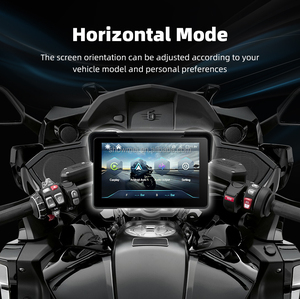 Navegador GPS para Motocicleta de 7 Pulgadas, Impermeable, Extraíble, Inalámbrico, con CarPlay, Android Auto, Bluetooth, TPMS, Pantalla Giratoria Horizontal y Vertical - Product Image 2