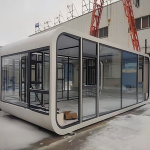 Casa Prefabbricata Moderna Tipo Apple <span class=keywords><strong>in</strong></span> Offerta, Facile <span class=keywords><strong>da</strong></span> Costruire, Ufficio Portatile Prefabbricato <span class=keywords><strong>da</strong></span> 20Ft 40Ft, Casa Container per Esterni - Product Image 1