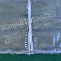 Veste gonflable transparente en PVC de haute qualité Wanjun, vêtements gonflables pour festival de la bière