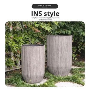 Vaso per Piante e Fiori Extra Large in Plastica Imitazione Pietra per Interni, Vendita all'Ingrosso del Produttore per Commercio Transfrontaliero - Product Image 2