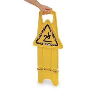 Customizable Multi - Lingual Plastic a - Frame Stable <b>Wet</b> <b>Floor</b> Safety <b>Sign</b> - High Visibility & Durable - Product Image 3