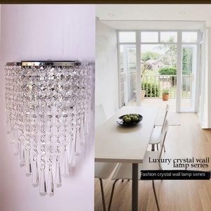 Par de Lámparas de Pared LED Modernas E12 de Latón y Cristal con Control Remoto, Luz Blanca Cálida, Garantía de 10 Años - Product Image 5