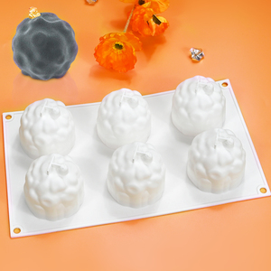 6 cavità luna 3D stampo in Silicone piccolo principe pianeta <span class=keywords><strong>pasticceria</strong></span> francese strumento di formatura per la creazione di torta Mousse - Product Image 4