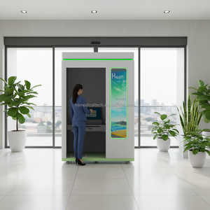 Solution <span class=keywords><strong>de</strong></span> Kiosque <span class=keywords><strong>de</strong></span> Santé HS-S600 pour Fournisseurs, avec Prise en Charge <span class=keywords><strong>de</strong></span> la Génération d'Énergie Solaire, Évaluation IA et Télésanté en Libre-Service - Product Image 1