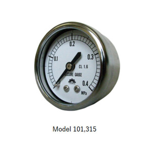 เกจวัดแรงดันไดอะแฟรม Asahigauge 0-600 MPa เกลียวเรเดียล รุ่น 315 - Product Image 3