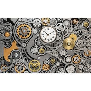 Papel pintado <span class=keywords><strong>de</strong></span> foto <span class=keywords><strong>de</strong></span> <span class=keywords><strong>fondo</strong></span> <span class=keywords><strong>de</strong></span> barra <span class=keywords><strong>de</strong></span> <span class=keywords><strong>reloj</strong></span> <span class=keywords><strong>de</strong></span> engranaje mecánico <span class=keywords><strong>de</strong></span> estilo industrial retro europeo - Product Image 5