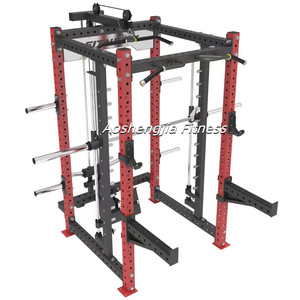 Thiết Bị Tập Thể Dục Squat Rack Combo Smith Cáp Crossover Với <span class=keywords><strong>Pully</strong></span> Miễn Phí Trọng Lượng Điện Giá Lồng Squat Giá - Product Image 1