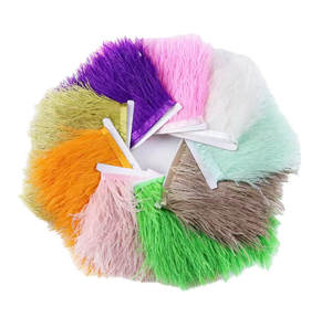 Bricolage 45-50cm Artisanat Décoration de Maison Rose Grand Centre de Table Décor <span class=keywords><strong>Oiseau</strong></span> Noir Blanc <span class=keywords><strong>Plumes</strong></span> d'autruche pour Fête Fournitures Florales - Product Image 1