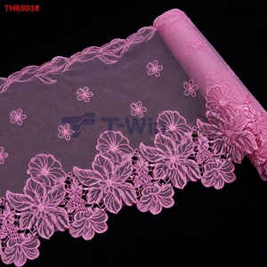 Bandes de guipure, garniture de dentelle, dentelle de Guatémala, garniture de dentelle ecclésiastique, style Insta Fashion, prix abordable, couleur Teal, bandes de broderie - Product Image 1