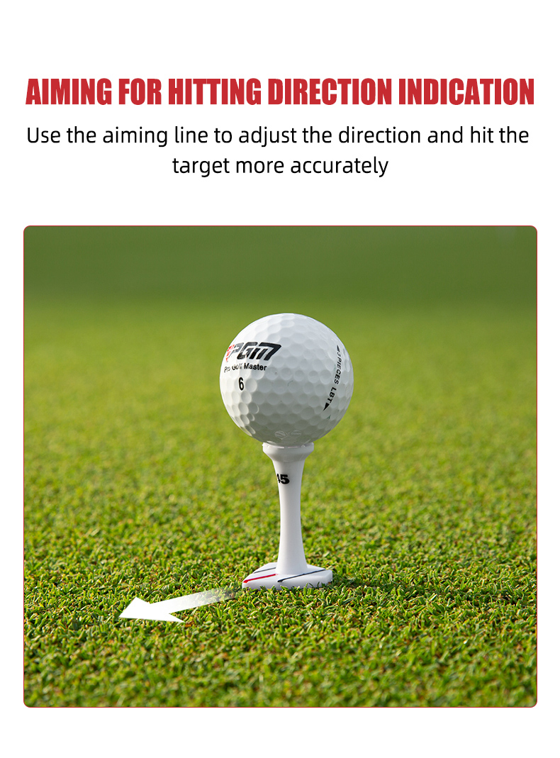 PGM QT021 custom logo golf tee plastic white custom golf tees-企业官网