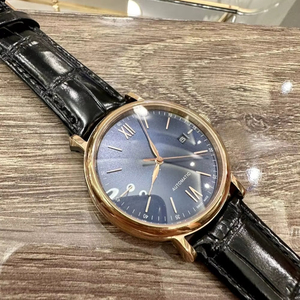 Montre automatique de luxe pour homme, boîtier en acier inoxydable, fenêtre de date, cadran à chiffres romains, montre-bracelet pour affaires - Product Image 1