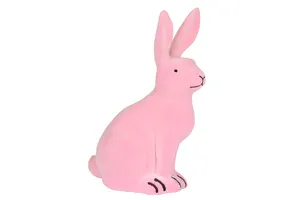 Buenas ofertas Adorable plástico de pie Squat Bunny Doll Rabbit para regalo de decoración del hogar