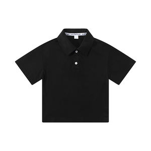 เสื้อโปโลเด็กชายเด็กหญิง ผ้าฝ้ายแท้ สีพื้น คอปก แขนสั้น ใส่ได้ทุกโอกาส ไซส์ใหญ่ กลาง เล็ก - Product Image 4