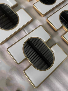Specchio da Parete in Metallo Design Art Déco Personalizzato, Vetro Durevole da 2mm <span class=keywords><strong>per</strong></span> Soggiorno - Product Image 5