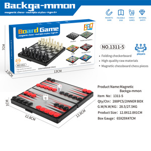 Bán Buôn Giá Thấp Đồ Chơi Giáo Dục Cờ Vua Từ <span class=keywords><strong>Checkers</strong></span> <span class=keywords><strong>Backgammon</strong></span> Thiết Lập Với Có Thể Gập Lại Bàn Cờ Cho Quà Tặng Và Giải Trí - Product Image 2