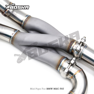 Custom SS304 Equal Length Midpipe <b>with</b> Z-<b>pipe</b> for M2 Competition/M2C 3.0T F87 2018-2023 Racing 316 Z-midpipe Exhaust <b>Pipes</b> - Product Image 5