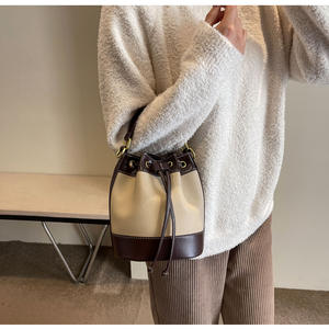 Nouveau Design Senior Sense Cordon Seau Sac Bolsa Feminina Mode Rétro Texture Femmes Unique Épaule Sac À Bandoulière - Product Image 4