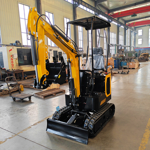 Hiệu quả cao New Máy xúc mini Digger 1 tấn Crawler đào đất máy móc nhỏ Digger Auger Breaker búa Micro Bagger - Product Image 5