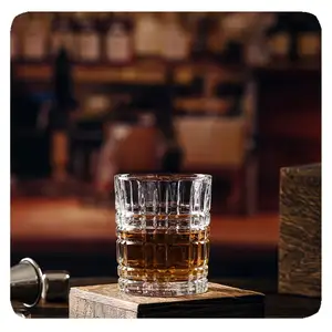 Nuevo Premium 250 ML Old Fashioned Thick Bottom <span class=keywords><strong>Rum</strong></span> Style Cristalería Vasos de whisky para Bourbon 2024 - Product Image 1