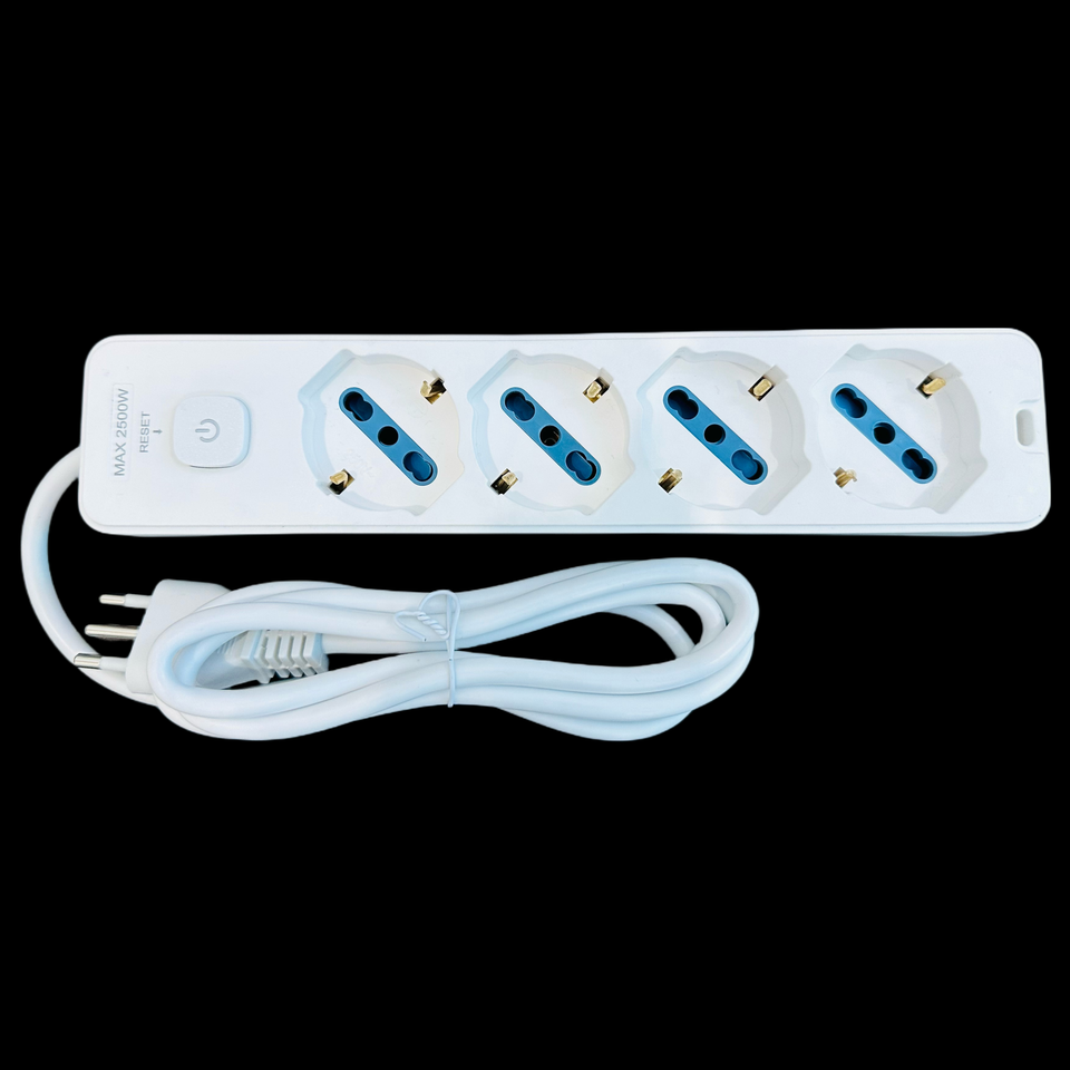 Italian Row Models 10A Italy Socket 4-Position Italian Row Plug Switch 4 Outlet Electrical ...