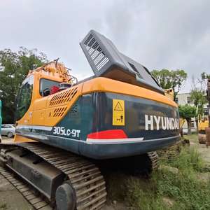 Construcción usada Hyundai Excavator 305 300 220 Máquina excavadora pesada sobre orugas Excavadora - Product Image 2