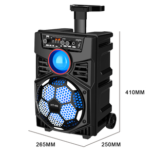 HT-M8 Football <strong>8</strong> Inch Speaker Trolley Portable Speaker Outdoor Portable Blue Tooth Speaker USB Playback Device - Product Image 4