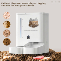 Automatische kattenvoeder van topkwaliteit, 2-in-1 voer- en waterfontein met wifi-app-besturing, timer en camera.