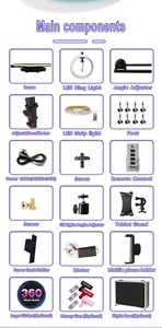 Super 360 Video Booth Automatic and Manual 360 Photobooth Selfie Magic 360 Photo Booth Magnet Top Logo - Product Image 2