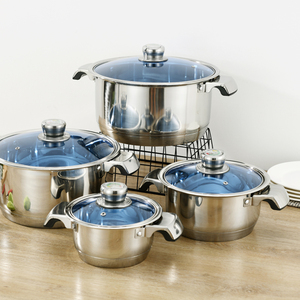 Batterie de <span class=keywords><strong>cuisine</strong></span> Casserole en acier inoxydable Presher Cooker Ustensiles De <span class=keywords><strong>Cuisine</strong></span> Casserol Kitchen Set - Product Image 3