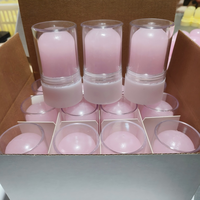 Bloc d'alun minéral pur, anti-transpirant, non parfumé et non irritant, déodorant corporel essentiel